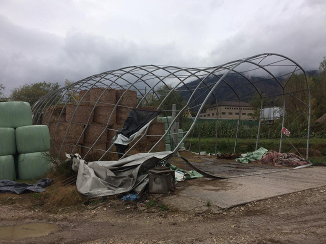tunnel distrutto Donazzolo