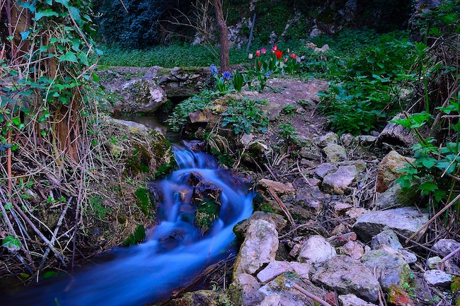 una piccola sorgente nei pressi del borgo di Stifone