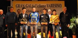 Gran Gala del Ciclismo Varesino sabato 24 novembre: i premiati