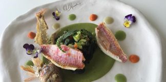 I funghi a tavola: i consigli degli chef stellati in cucina Pietro D'Agostino triglia croccante con funghi
