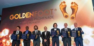 Golden Foot Award 2018, successo per Edinson Cavani goldenfoot 2018