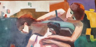 Colori delicati e momenti felici nel mondo lieve e sereno di Antonella Pirozzi armonie olio su tela