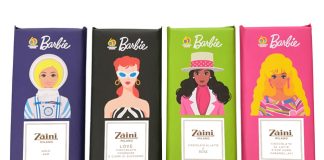Zaini omaggia Barbie con una collezione di tavolette Barbie Zaini