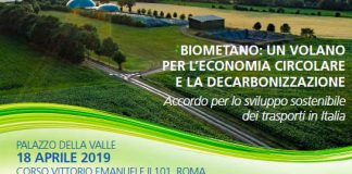 Biometano, firma accordo per lo sviluppo il 18 aprile a Roma biometano 18 aprile 2019
