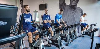 La FIGC sceglie Technogym come partner per la preparazione atletica Leonardo Pavoletti - Vincenzo Grifo - Roberto Gagliardini - Ciro Immobile