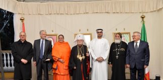 Emirati Arabi Uniti, all’ambasciata di Roma la cena di Iftar di Ramadan con i rappresentanti delle confessioni religiose