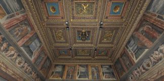 Palazzo della Valle a Roma, nel weekend aperto ai turisti sala serpieri palazzo della valle Roma