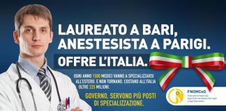 “Offre l’Italia”, campagna sulla fuga dei medici all’estero