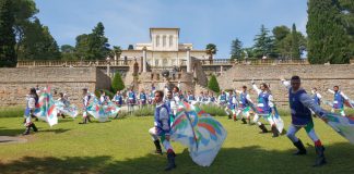 La Nazionale italiana sbandieratori si esibisce in Basilicata