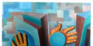 Lines and geometries to tell the intensity of an emotion in the works of Alin Marius Buzatu (IE) dimensioni parallele