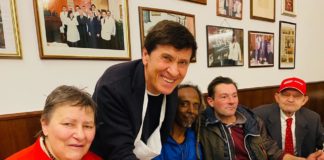 Morandi cameriere per un giorno al servizio delle persone meno abbienti