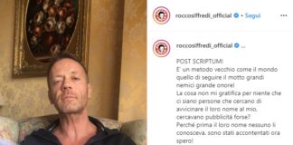 L’attacco di Rocco Siffredi su Instagram: “Persone che cercano di avvicinare il loro nome al mio, cercano pubblicità”