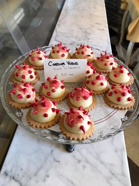 A Genova e Casalmaggiore dolci tentazioni ispirate al Coronavirus A Genova e Casalmaggiore dolci tentazioni ispirate al Coronavirus