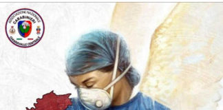 Coronavirus: boom sul web per l’immagine della dottoressa che culla l’Italia