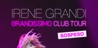 Anche Irene Grandi sospende il suo tour