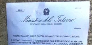 Falsi volantini del Ministero dell’Interno per accertare i non residenti, polizia smentisce: “È una truffa”