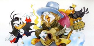 SugarDuck protagonista del prossimo numero di Topolino acquerello sugar duck