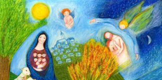 Programmi tv per bambini e famiglie, catechismo su Tv2000 caro gesù sfondo tv2000