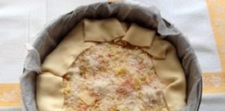 Torta salata di riso, prosciutto e formaggio: ricetta tortino di riso salato