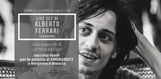 Il live set di Alberto Ferrari (Verdena) a sostegno delle attività di Emergency nei territori di Bergamo e Brescia