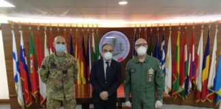 Visita di Giulio Calvisi al comando operativo di vertice interforze portolano calvisi vecciarelli
