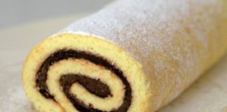 Rotolo con crema al cioccolato: la ricetta