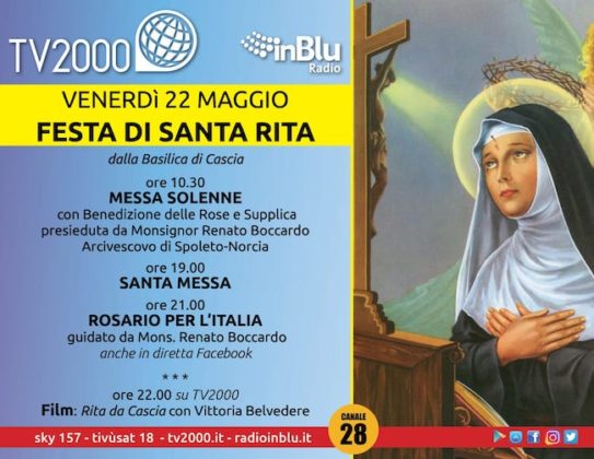 Festa di Santa Rita: il programma delle preghiere e uno speciale