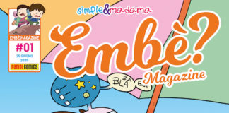 Embè magazine: in edicola tra vignette, rubriche e giochi embé cover