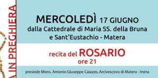 Rosario dalla Cattedrale Maria SS. della Bruna e S. Eustacchio Matera rosario cei da matera
