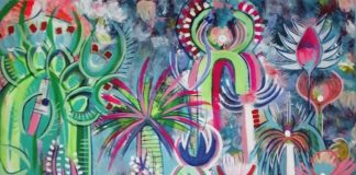 The colorful artworks of Vik, between graffiti and ethnic atmospheres to tell the simplicity of feeling (IE) foret tropicale protegees