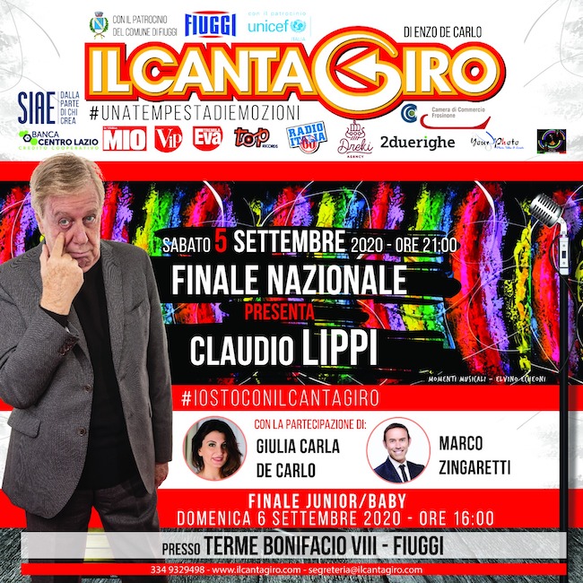 locandina il cantagiro 2020