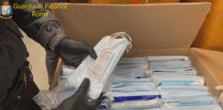 In nove mesi sequestrati 57 milioni di mascherine