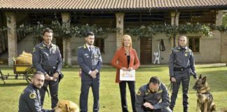 I cani investigatori delle Fiamme Gialle a “Dalla parte degli animali” dalla parte degli animali