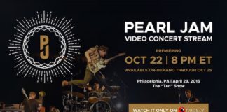 Pearl Jam in concerto: streaming on-demand il 22 ottobre pearl jam video concerto streaming