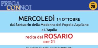 Rosario da L’Aquila, dove seguire in diretta la preghiera del 14 ottobre rosario l'aquila 14 ottobre 2020