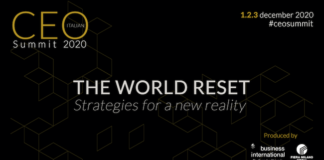 “The World Reset”: Ceo Summit & Awards 2020: ecco quando ceo summit