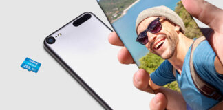 Schede di memoria micro sd: i colori protagonisti con Kioxia Exceria microsd exceria ambientata