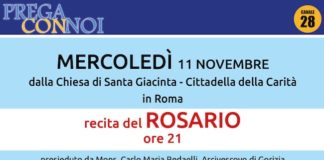 Rosario da Roma: dove seguire in diretta la preghiera dell’11 novembre rosario roma 11 novembre 2020