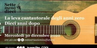 Torna ‘La leva cantautorale degli anni zero’ per una serata in streaming