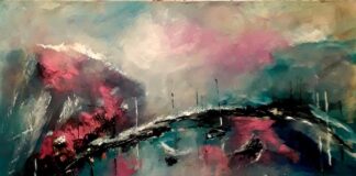 Elke VonderOsten’s evocative Expressionism to look at the world through an emotional veil (IE) brucke im nebel elke vonderosten