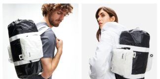 Borse create con le vele delle barche, collezione Camper x North Sails borse