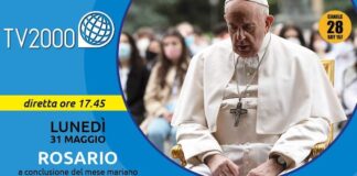 Rosario per la fine pandemia: dove seguire la preghiera del 31 maggio Rosario Papa 31 maggio 2021