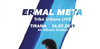 Il concerto di Ermal Meta all’Air Albania Stadium, annunciato per il 26 luglio, è spostato a settembre