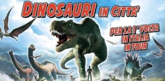 “Dinosauri in città” il tour in Italia fa tappa a Roma: ecco quando dinosauri in città
