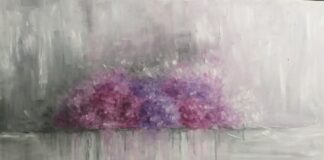 Il mondo morbido e sfumato delle opere di Michela Grassi, tra Impressionismo ed Espressionismo ortensie nel ghiaccio michela grazzi