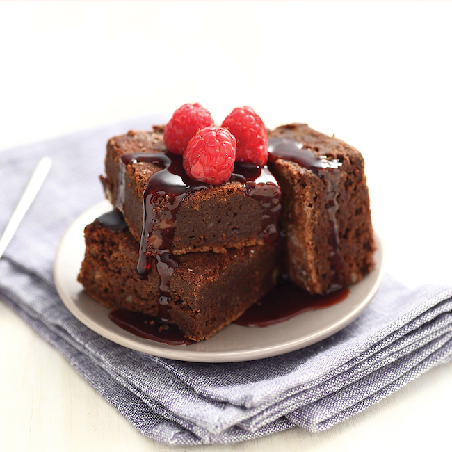 quadrotti cremosi lamponi