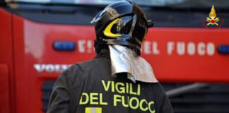 Incidente stradale a Ladispoli: coinvolte tre autovetture vigili del fuoco ladispoli