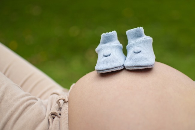 gravidanza scarpette