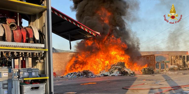 incendio messina