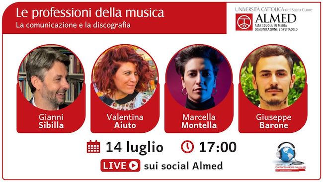 le professioni della musica 14 luglio 2021